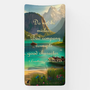 Friendship Banner - 1 Corinthians 15:33 NIV