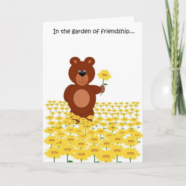 Friendship bear Card (Front)