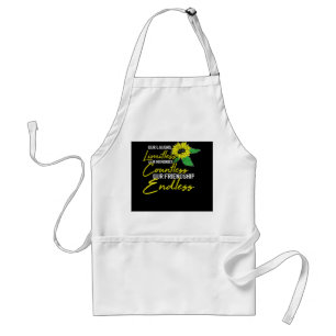 Friendship Best-Friend Cute Sunflower Bestie BFF M Standard Apron
