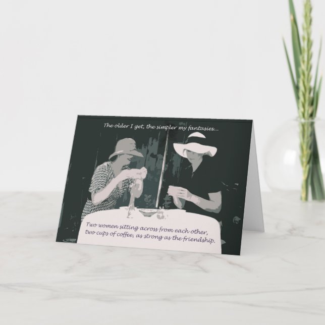 Friendship/birthday card for woman (Front)