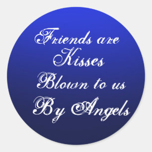 Friendship Blue Stickers