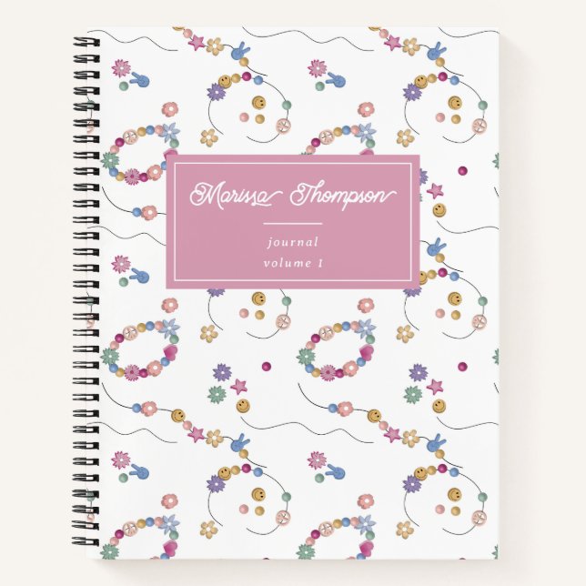 Friendship Bracelet Girl Jewellery Teen Journal (Front)