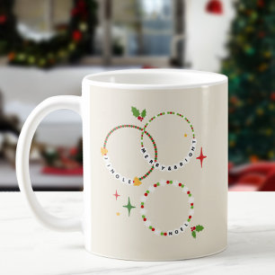 Friendship Bracelets Christmas Party Coffee Mug