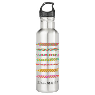 Friendship Bracelets Graphic Personalised 710 Ml Water Bottle