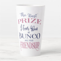 Friendship Bunco Best Prize Typography