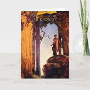Friendship Calendar - Maxfield Parrish Card