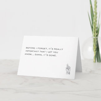 Friendship card