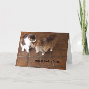 Friendship Card, Peach Canyon Winery Cats Card