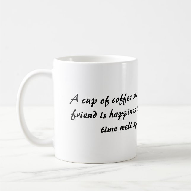 Friendship coffee mug (Left)