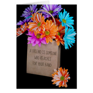 Friendship Daisy bouquet in bag