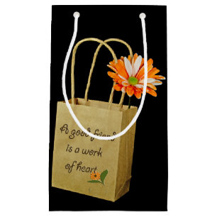 Friendship Daisy in Paper Bag