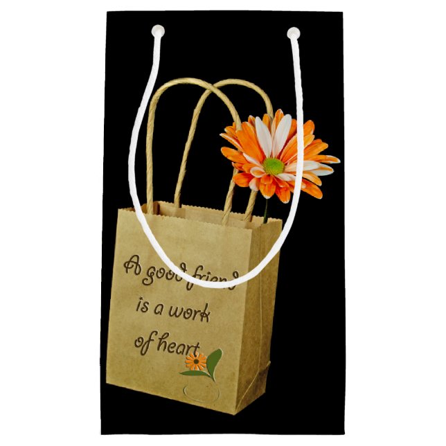 Friendship Daisy in Paper Bag (Front)