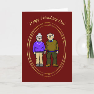 Friendship Day Card for Older People