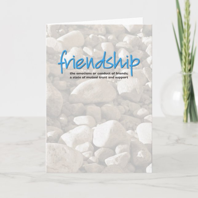 Friendship Definition Inspiration Card (Front)