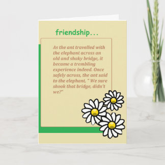 friendship devotional greeting card