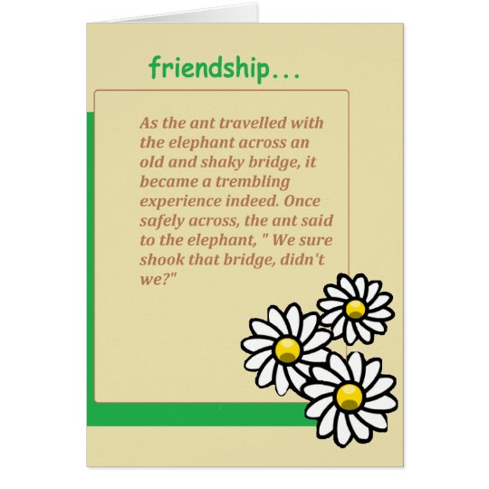 friendship devotional greeting card