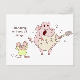 FRIENDSHIP ENDURES POSTCARD