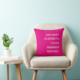  Friendship Festivity Pink Pillow