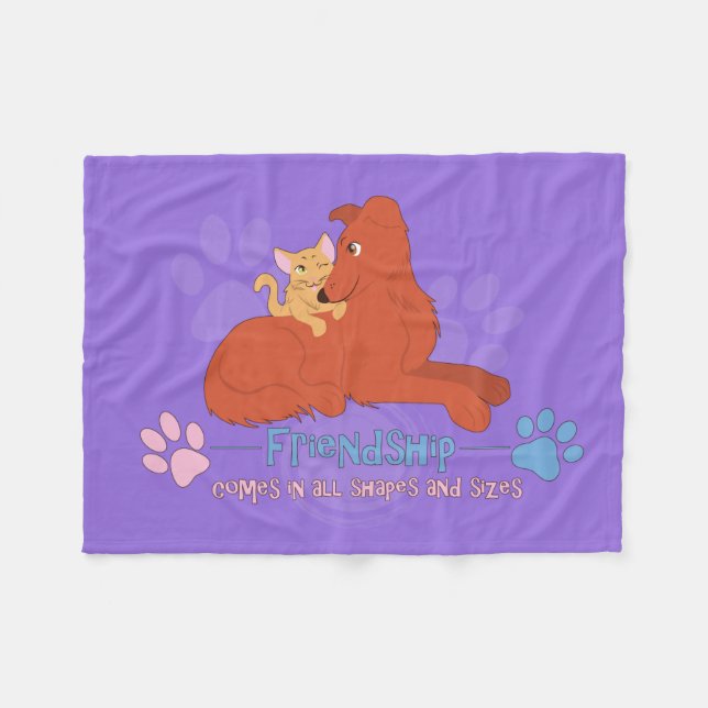 Friendship Fleece Blanket (Front (Horizontal))