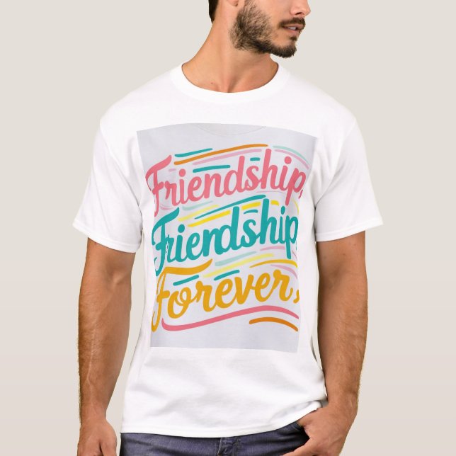 Friendship Forever T-Shirt Design (Zazzle) Rep you (Front)
