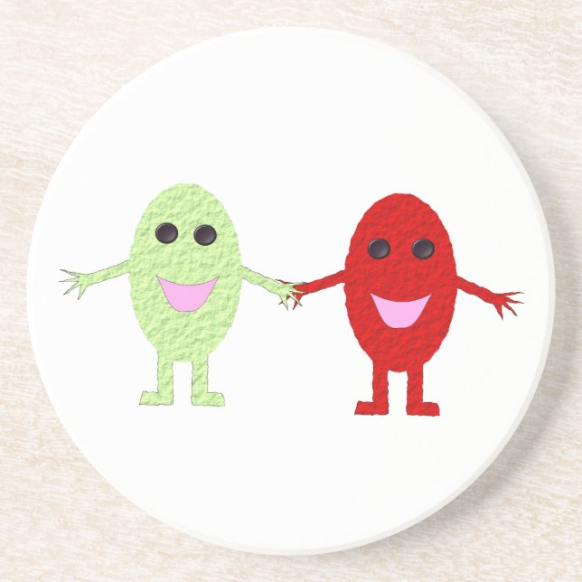 Friendship Grapes Coasters (Front)