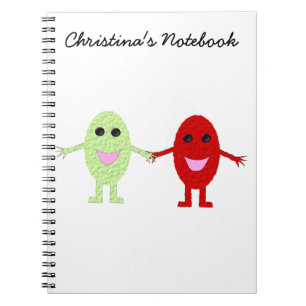 Friendship Grapes Customisable Notebook