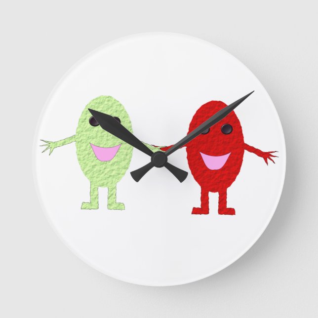 Friendship Grapes Wall Clock (Front)