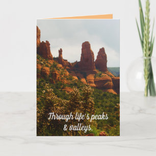 Friendship Gratefulness, Beautiful Sedona Desert Card