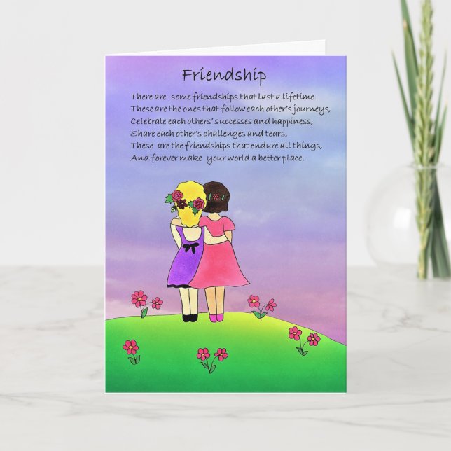 Friendship Greeting Card (Front)