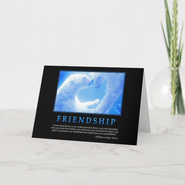 Friendship Greeting Card (Front)