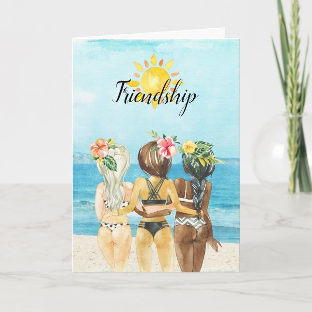 Friendship Greeting Card (Front)