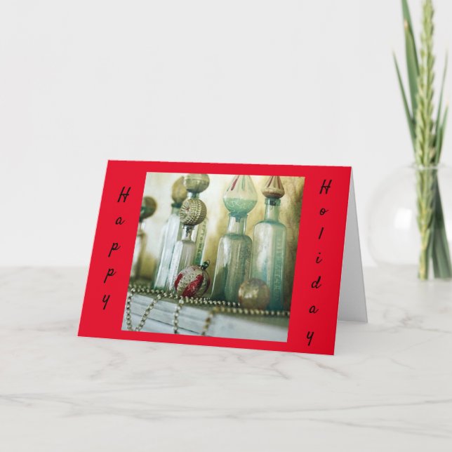 **FRIENDSHIP GREETINGS** HAPPY HOLIDAY CHRISTMAS CARD (Front)