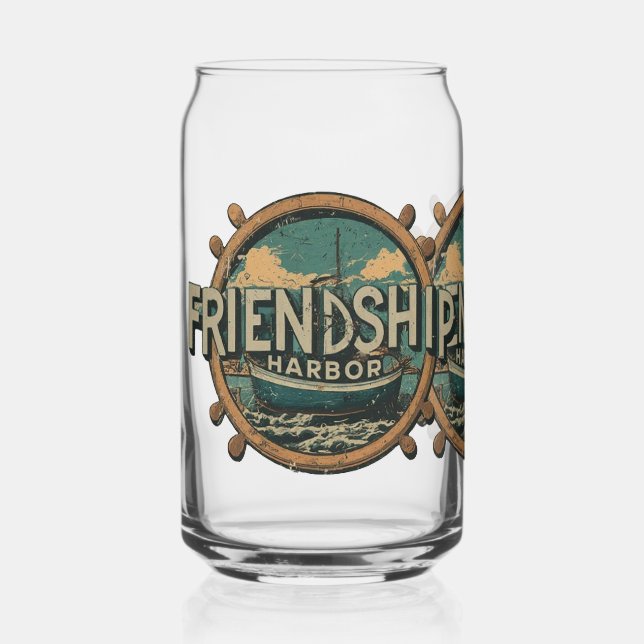 Friendship Harbor Can Glass (Front)
