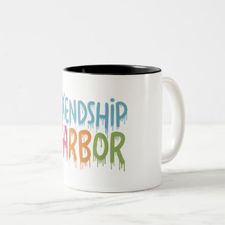 FRiENDSHiP HARBOR Two-Tone Coffee Mug