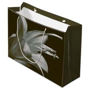 Friendship Hosta Flower Vintage Large Gift Bag