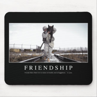 Friendship: Inspirational Quote Mouse Mat