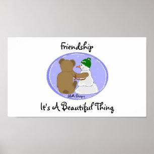 Friendship Is Awesome Poster