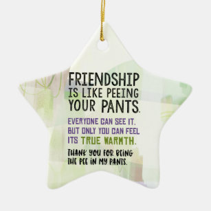 Funny christmas ornaments for friends Clearance