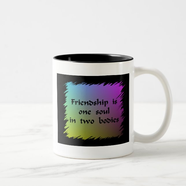 Friendship Is Two-Tone Coffee Mug (Right)
