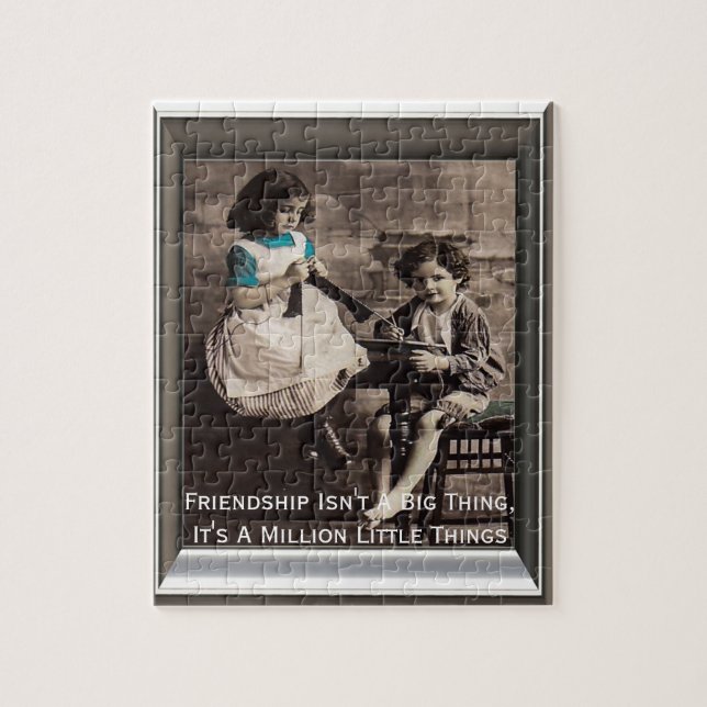 Friendship Isn't A Big Thing Jigsaw Puzzle (Vertical)