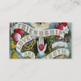 friendship Love and truth Business Card