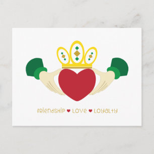 Friendship*Love*Loyalty Postcard