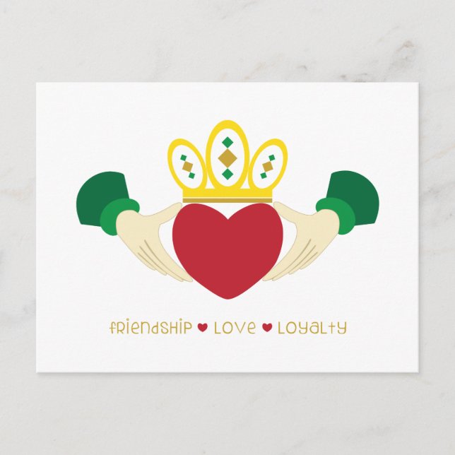 Friendship*Love*Loyalty Postcard (Front)