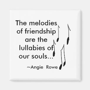 Friendship Magnet with Quote