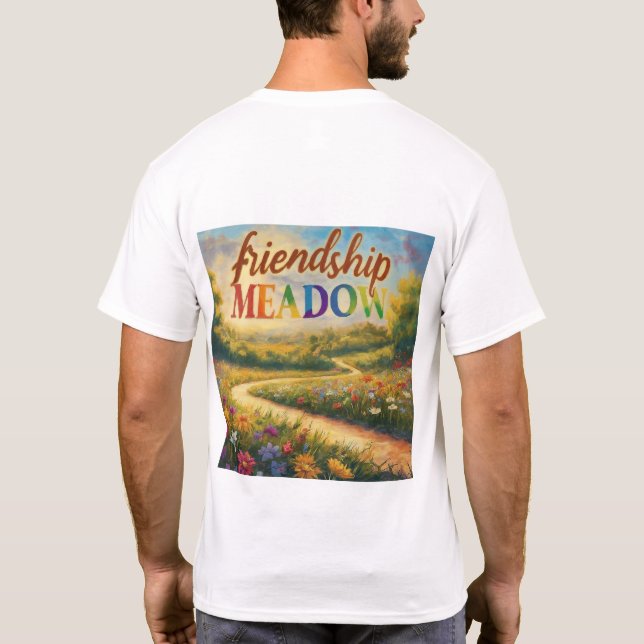 "Friendship Meadow: Celebrate Togetherness" T-Shirt (Back)