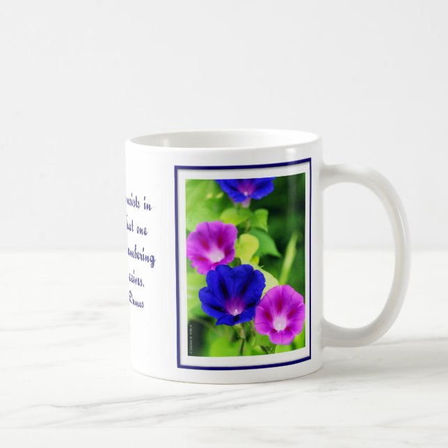 Friendship - Morning Glories Mug (Right)