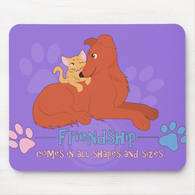 Friendship Mouse Mat (Front)