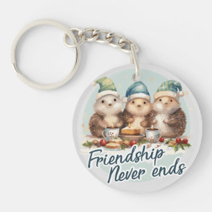 Friendship never ends key ring