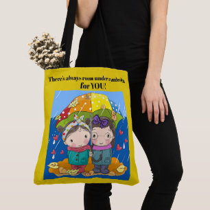 Friendship or Family - SEE BACK Tote Bag