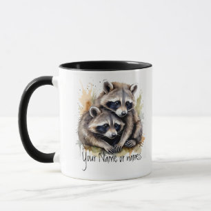 Friendship or Romantic Your Name Names Raccoons Mug